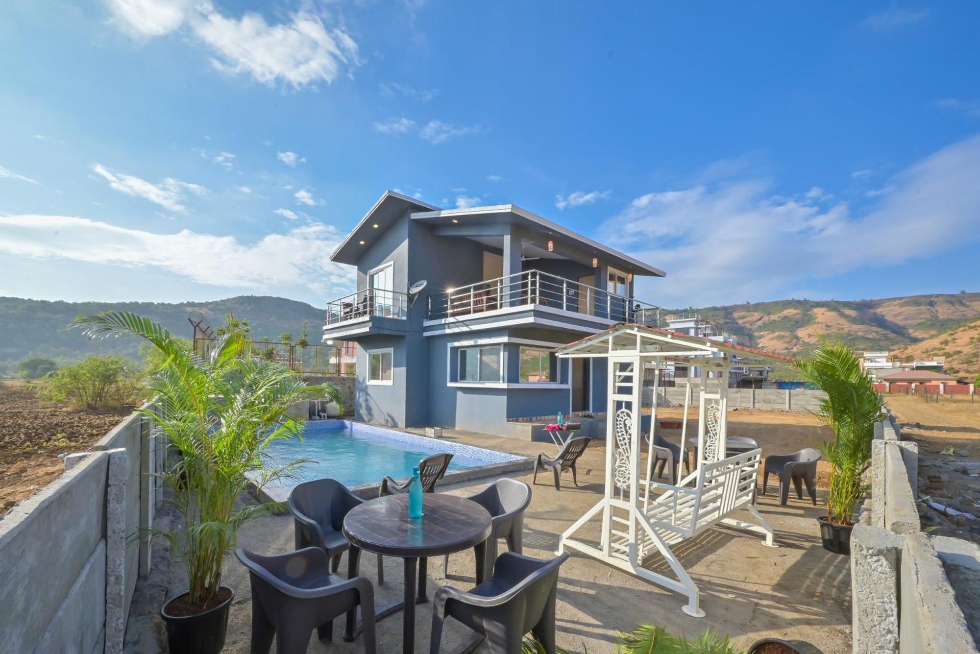 Empyrean Stay II Mirage Villa II Ac II 4Bhk II Largest Pool In Lonavala Li エクステリア 写真